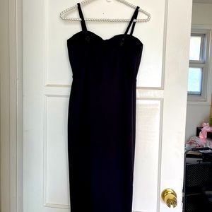 Forever 21 Black Bodycon Dress with Adjustable Straps size M